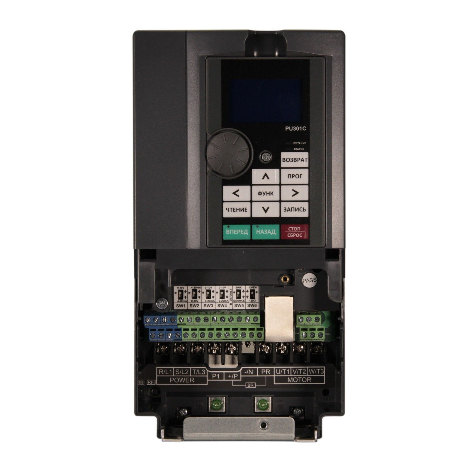 Частотный преобразователь ESQ-A3000-043-0.75K/1.5KF 0.75/1.5кВт, 380-480В — изображение 3